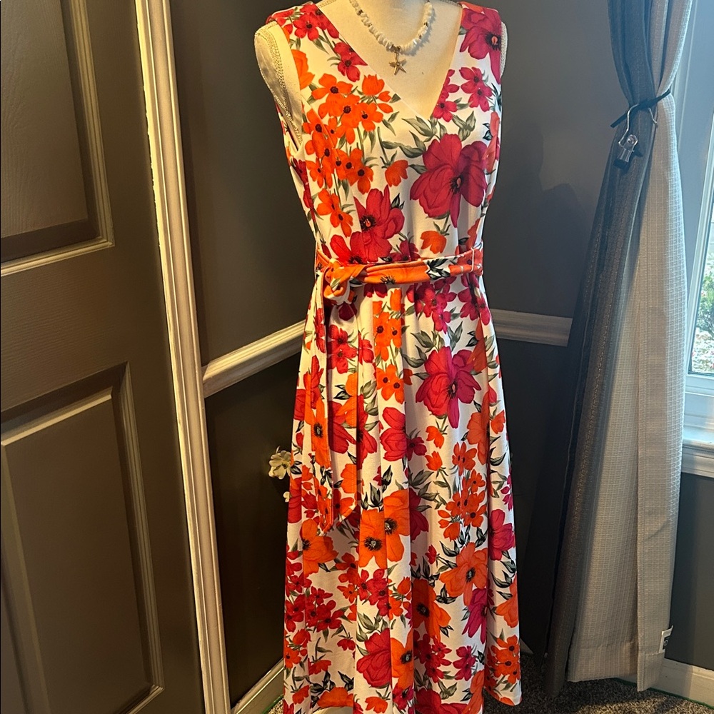 Calvin Klein floral dress